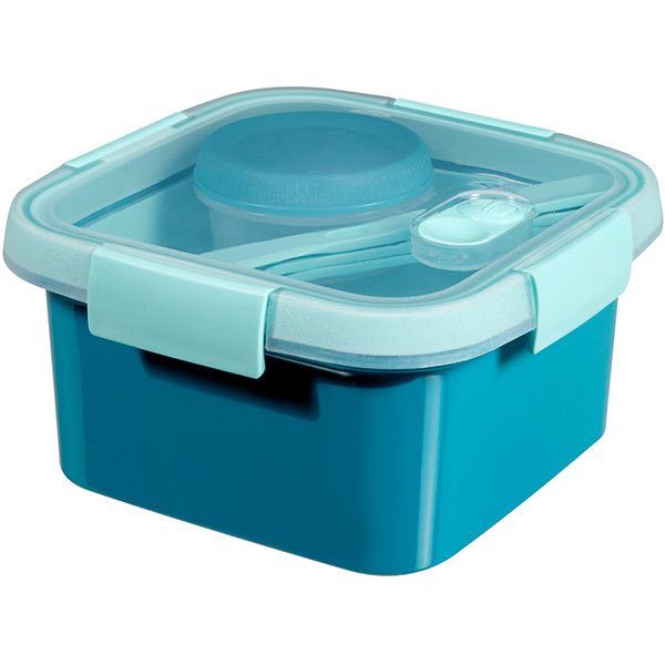 Контейнер із кришкою Curver To Go Lunch Kit 1,1 л блакитний